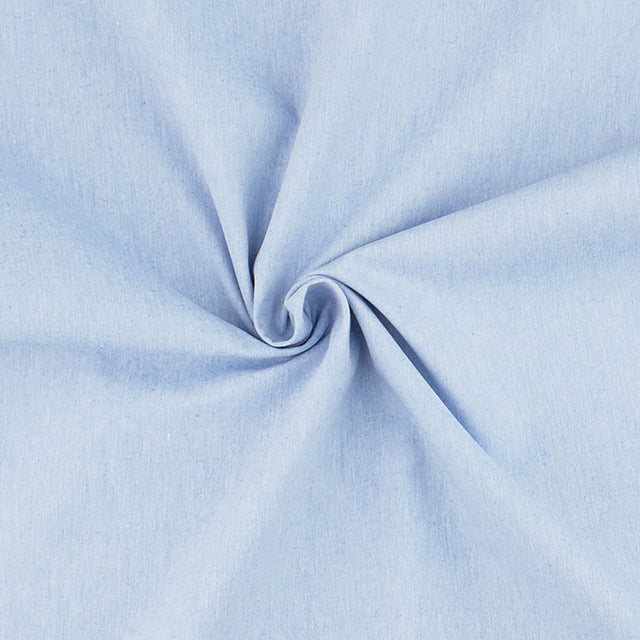 Plain Light Blue Chambray Fabric, Use: Garment at Rs 140/meter in